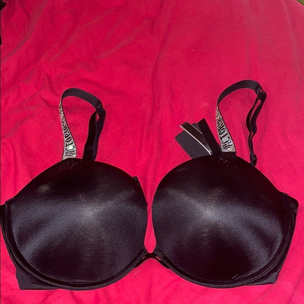 Black Victoria Secret Sparkly Bra ❇️